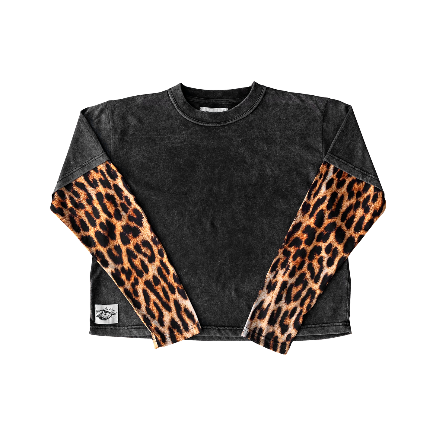 "LEOPARD" DOUBLE LAYER TEE